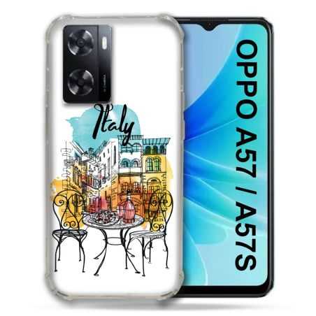 Coque Pour Oppo A57 / A57S Voyage Italie Vintage