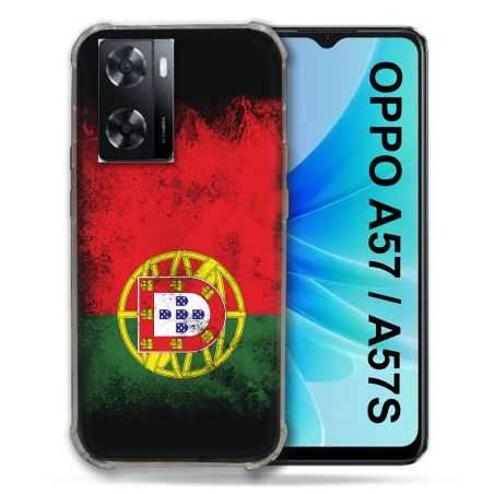 Coque Pour Oppo A57 / A57S Voyage Portugal Drapeau