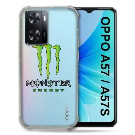 Coque Transparente Pour Oppo A57 / A57S Monster Energy