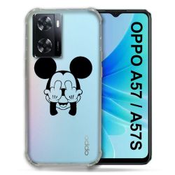 Coque Transparente Pour Oppo A57 / A57S Mickey doigt