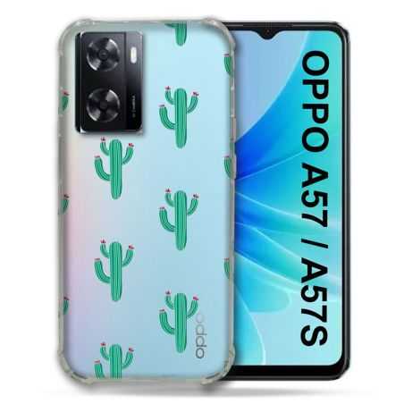 Coque Transparente Pour Oppo A57 / A57S Cactus
