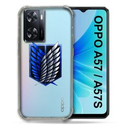 Coque Transparente Pour Oppo A57 / A57S Attaque Titan Logo