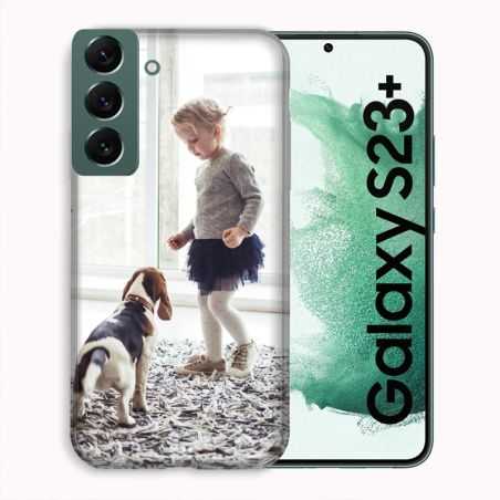 Coque En Verre Trempé Pour Samsung Galaxy S23 Plus Personnalisee
