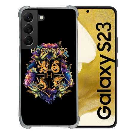 Coque Renforcée En Verre Trempé Pour Samsung Galaxy S23 Harry Potter Hogwarts