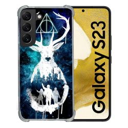 Coque Renforcée En Verre Trempé Pour Samsung Galaxy S23 Harry Potter Patronome