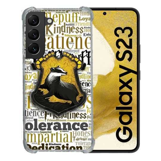Coque Renforcée En Verre Trempé Pour Samsung Galaxy S23 Harry Potter Poursouffle
