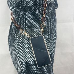 Coque Renforcée En Verre Trempé Pour Samsung Galaxy S23 Lanière / Bandoulière / Cordon Anneaux Ambre