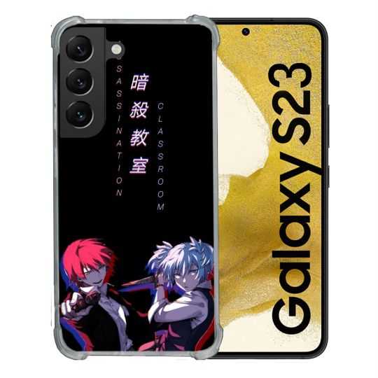 Coque Renforcée En Verre Trempé Pour Samsung Galaxy S23 Manga Assassination Classroom Duo