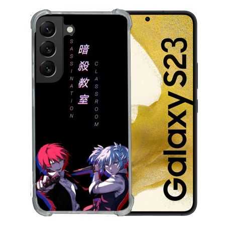 Coque Renforcée En Verre Trempé Pour Samsung Galaxy S23 Manga Assassination Classroom Duo
