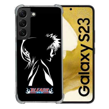 Coque Renforcée En Verre Trempé Pour Samsung Galaxy S23 Manga Bleach Duo
