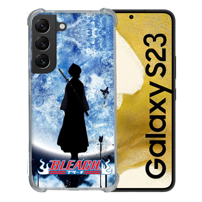 Coque Renforcée En Verre Trempé Pour Samsung Galaxy S23 Manga Bleach Lune