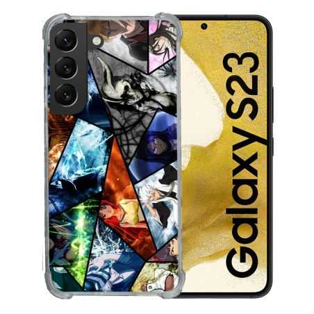 Coque Renforcée En Verre Trempé Pour Samsung Galaxy S23 Manga Bleach Pele Mele