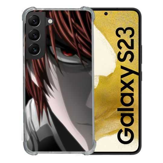 Coque Renforcée En Verre Trempé Pour Samsung Galaxy S23 Manga Death Note Kira