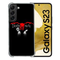 Coque Renforcée En Verre Trempé Pour Samsung Galaxy S23 Manga Death Note Noir