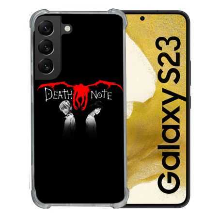 Coque Renforcée En Verre Trempé Pour Samsung Galaxy S23 Manga Death Note Noir