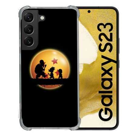 Coque Renforcée En Verre Trempé Pour Samsung Galaxy S23 Manga Dragon Ball Vintage