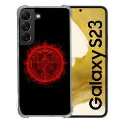 Coque Renforcée En Verre Trempé Pour Samsung Galaxy S23 Manga Fullmetal Alchemist Logo