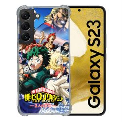 Coque Renforcée En Verre Trempé Pour Samsung Galaxy S23 Manga My Hero Academia Affiche