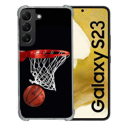 Coque Renforcée En Verre Trempé Pour Samsung Galaxy S23 Sport Basket Panier