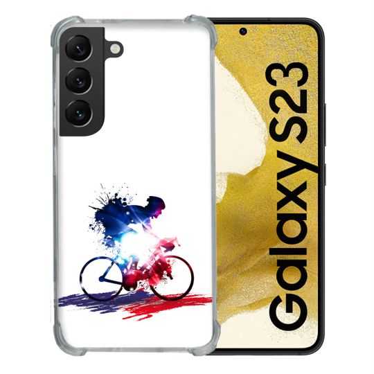 Coque Renforcée En Verre Trempé Pour Samsung Galaxy S23 Sport Cyclisme France