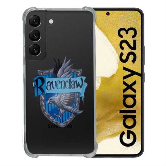 Coque Renforcée En Verre Trempé Transparente Pour Samsung Galaxy S23 Harry Potter Ravenclaw
