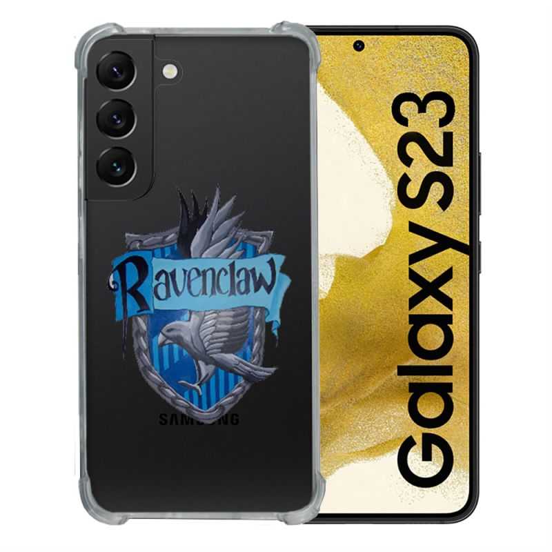 Coque Renforcée En Verre Trempé Transparente Pour Samsung Galaxy S23 Harry Potter Ravenclaw
