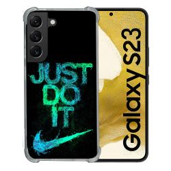 Coque Renforcée En Verre Trempé Pour Samsung Galaxy S23 Nike Just Do It