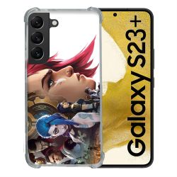 Coque Renforcée En Verre Trempé Pour Samsung Galaxy S23 Plus Arcane Jynx Sœur