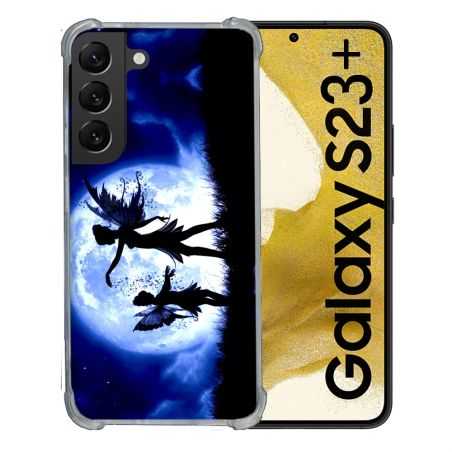 Coque Renforcée En Verre Trempé Pour Samsung Galaxy S23 Plus Fantastique Fee Lune