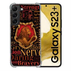 Coque Renforcée En Verre Trempé Pour Samsung Galaxy S23 Plus Harry Potter Griffondor