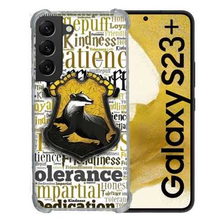 Coque Renforcée En Verre Trempé Pour Samsung Galaxy S23 Plus Harry Potter Poursouffle