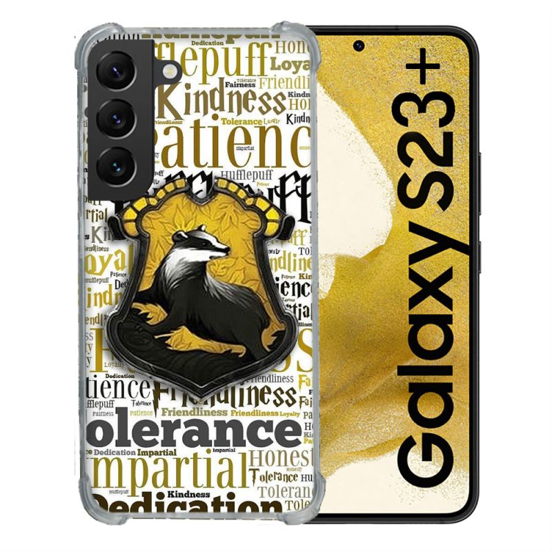 Coque Renforcée En Verre Trempé Pour Samsung Galaxy S23 Plus Harry Potter Poursouffle