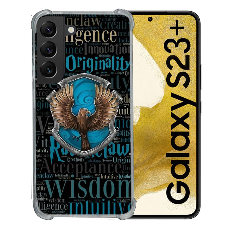 Coque Renforcée En Verre Trempé Pour Samsung Galaxy S23 Plus Harry Potter Serdaigle