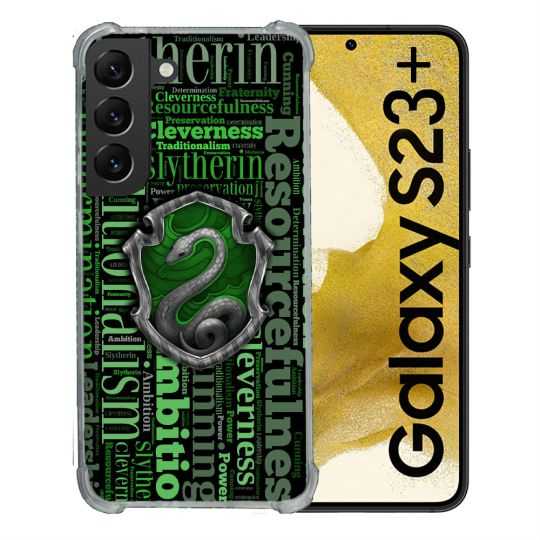 Coque Renforcée En Verre Trempé Pour Samsung Galaxy S23 Plus Harry Potter Serpentar