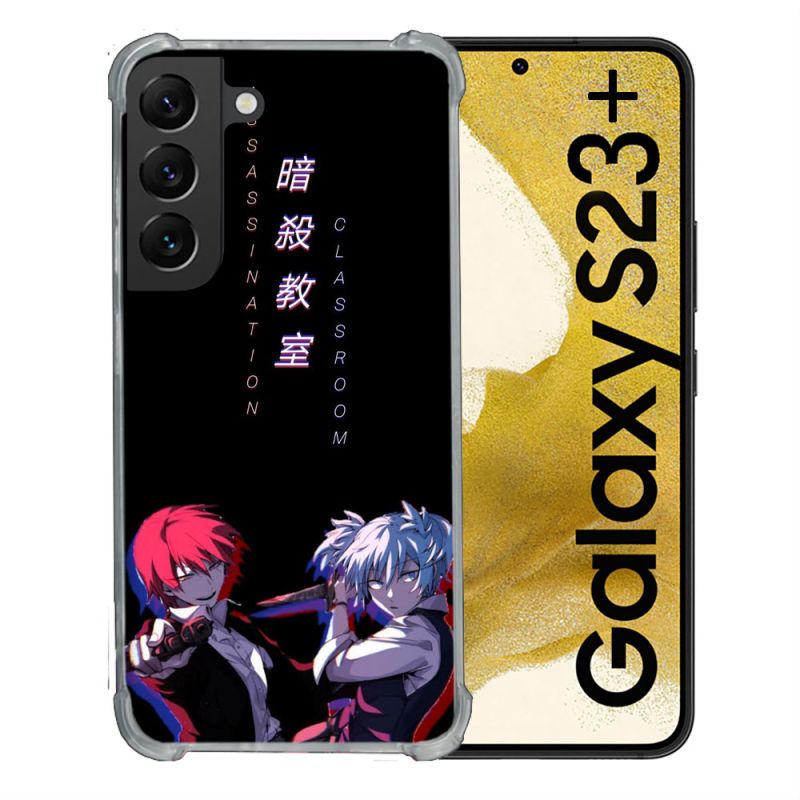 Coque Renforcée En Verre Trempé Pour Samsung Galaxy S23 Plus Manga Assassination Classroom Duo