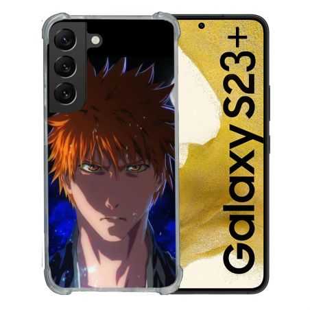 Coque Renforcée En Verre Trempé Pour Samsung Galaxy S23 Plus Manga Bleach Ichigo