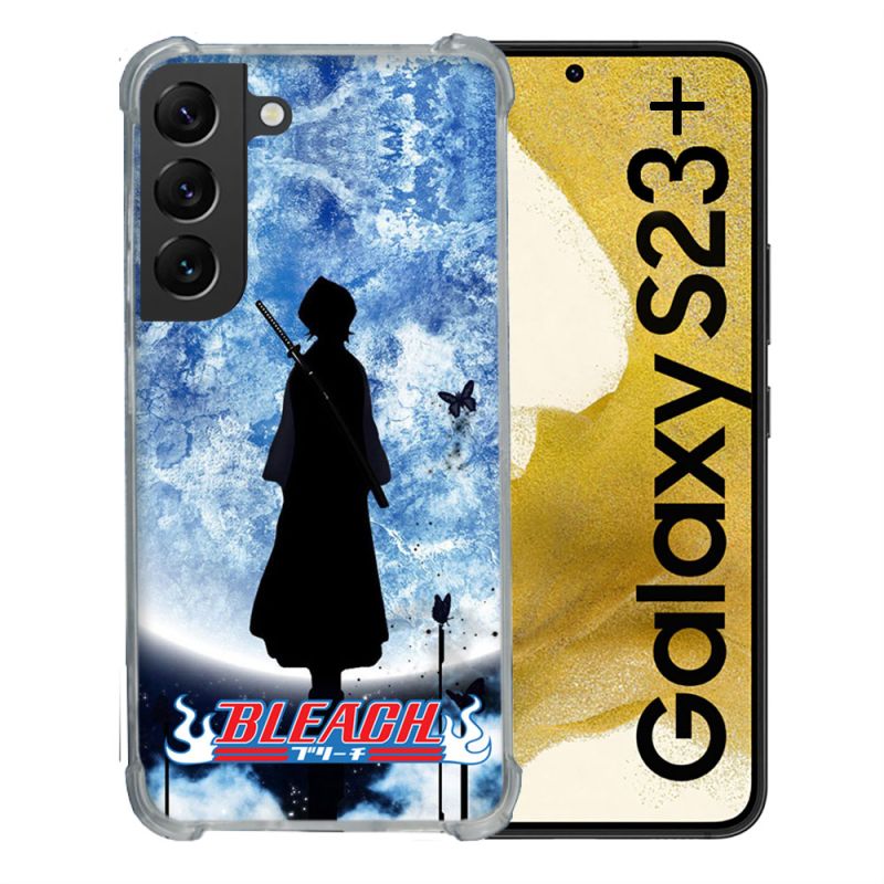 Coque Renforcée En Verre Trempé Pour Samsung Galaxy S23 Plus Manga Bleach Lune