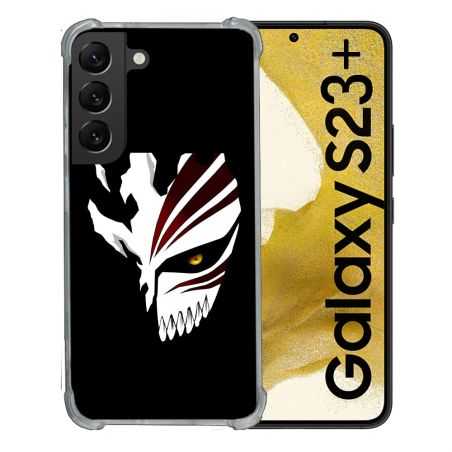 Coque Renforcée En Verre Trempé Pour Samsung Galaxy S23 Plus Manga Bleach Masque