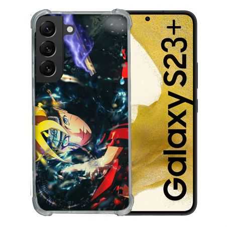 Coque Renforcée En Verre Trempé Pour Samsung Galaxy S23 Plus Manga Boruto Eclair