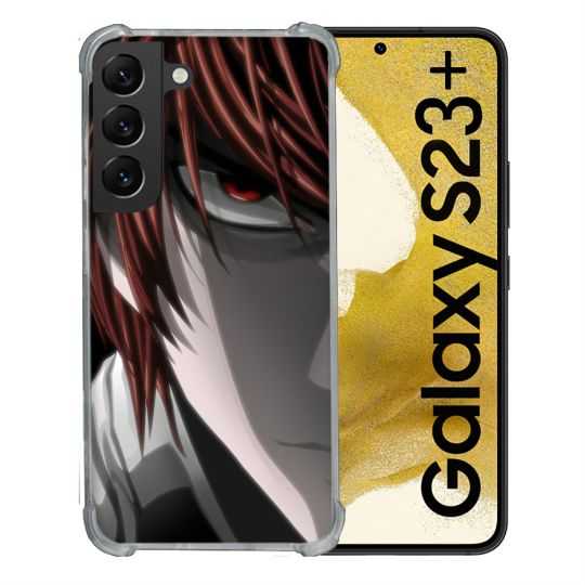 Coque Renforcée En Verre Trempé Pour Samsung Galaxy S23 Plus Manga Death Note Kira