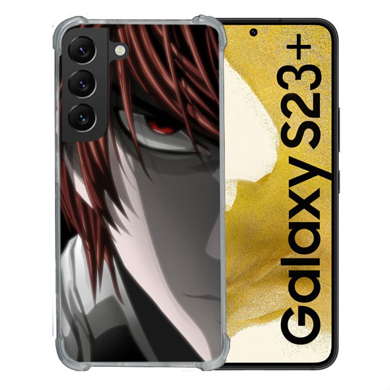 Coque Renforcée En Verre Trempé Pour Samsung Galaxy S23 Plus Manga Death Note Kira