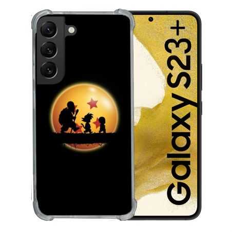 Coque Renforcée En Verre Trempé Pour Samsung Galaxy S23 Plus Manga Dragon Ball Vintage