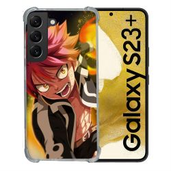Coque Renforcée En Verre Trempé Pour Samsung Galaxy S23 Plus Manga Fairy Tail Natsu