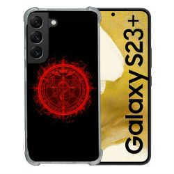 Coque Renforcée En Verre Trempé Pour Samsung Galaxy S23 Plus Manga Fullmetal Alchemist Logo