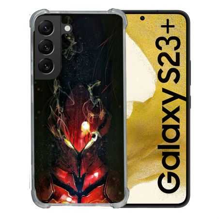 Coque Renforcée En Verre Trempé Pour Samsung Galaxy S23 Plus Manga Solo Leveling Igris