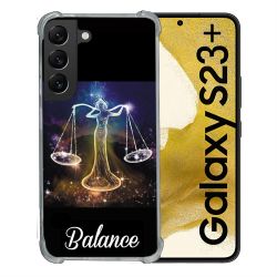 Coque Renforcée En Verre Trempé Pour Samsung Galaxy S23 Plus Signe Zodiaque 2 Balance