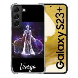 Coque Renforcée En Verre Trempé Pour Samsung Galaxy S23 Plus Signe Zodiaque 2 Vierge