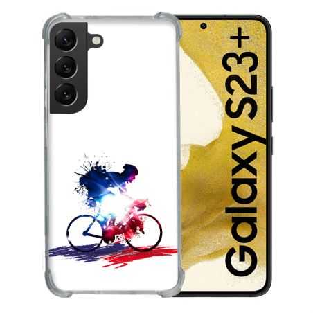 Coque Renforcée En Verre Trempé Pour Samsung Galaxy S23 Plus Sport Cyclisme France