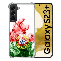 Coque Renforcée En Verre Trempé Pour Samsung Galaxy S23 Plus Voyage Portugal Flamme