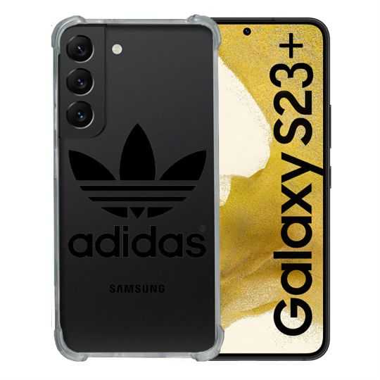Coque Renforcée En Verre Trempé Transparente Pour Samsung Galaxy S23 Plus Adidas